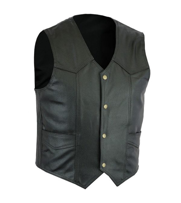 ST-358 Leather Vest