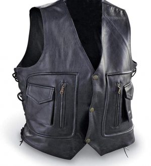 ST-351 Leather Vest